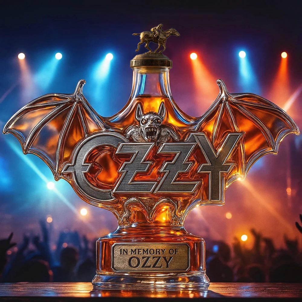 š„ Limited editionš2025 In Memory of Ozzy Osbourne Whiskey bottle