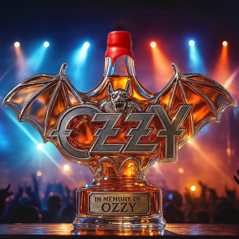 š„ Limited editionš2025 In Memory of Ozzy Osbourne Whiskey bottle